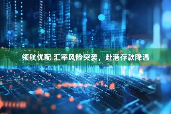 领航优配 汇率风险突袭，赴港存款降温